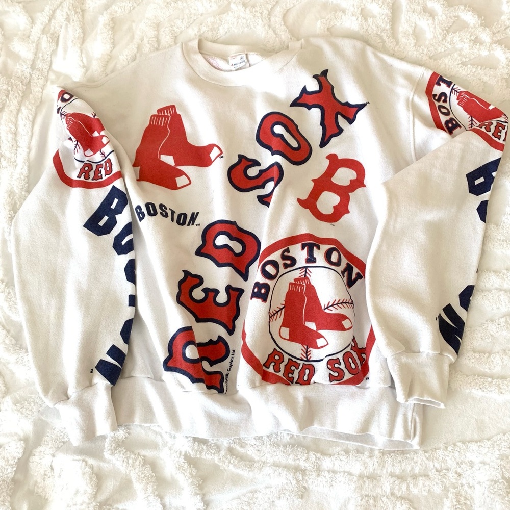 Women’s Vintage Red Sox Sweater